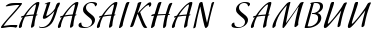 ZAYA (Zayasaikhan Sambuu). Mongolian Art 